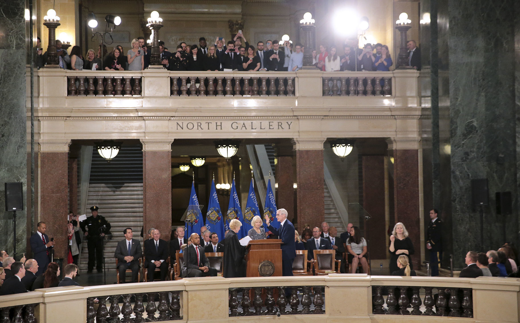 Tony Evers inauguration